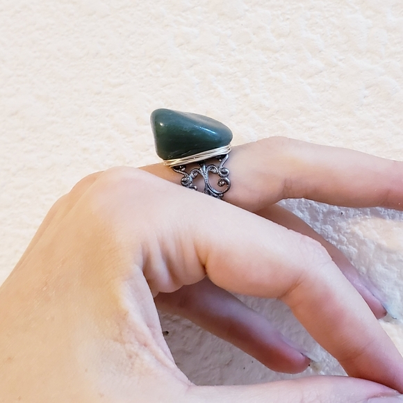 Wrapped stone rings - Picture 4 of 8